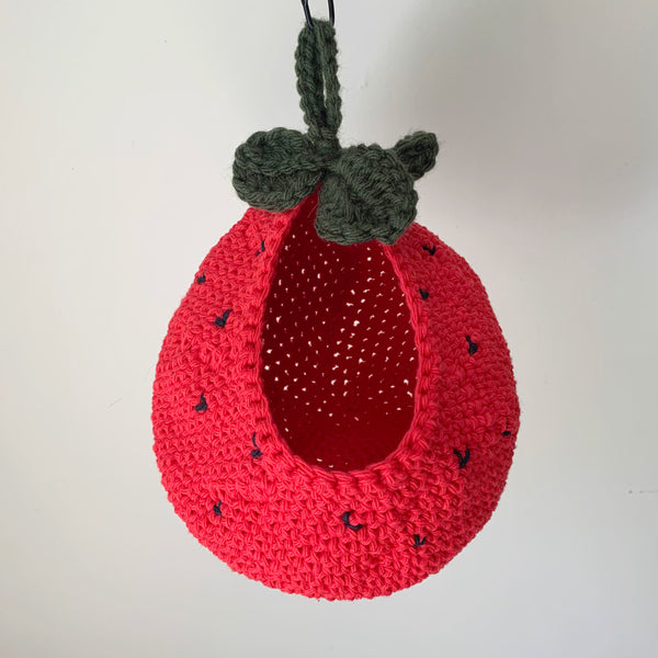 Strawberry Crochet Critter Pod