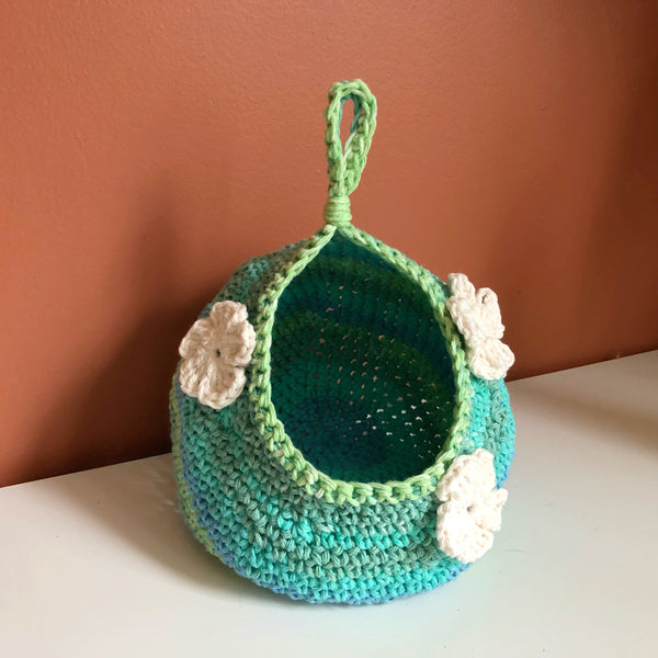 Tie Dye Floral Crochet Critter Pod