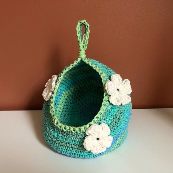 Tie Dye Floral Crochet Critter Pod