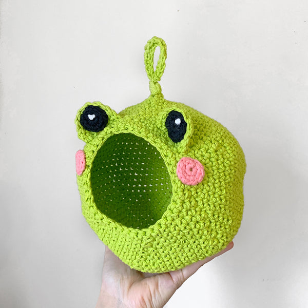 Frog Crochet Critter Pod