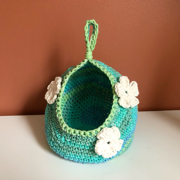 Tie Dye Floral Crochet Critter Pod