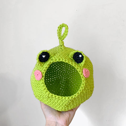Frog Crochet Critter Pod